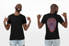 Unisex T-shirt With King Owl Colorful Ornaments