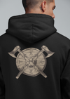 Unisex Axe Printed Hoodie