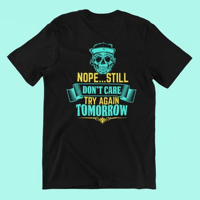 Skull Back Printed Unisex T-shirt