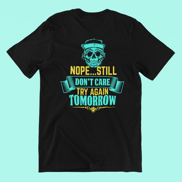 Skull Back Printed Unisex T-shirt