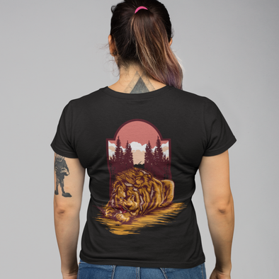 Unisex T-shirt With Lion Print