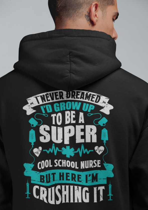 Nurse Typographic Unisex Printed Hoodie