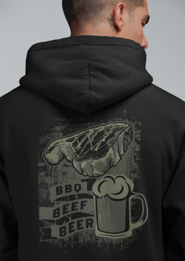 Authentic Barbeque Printed Unisex Hoodie