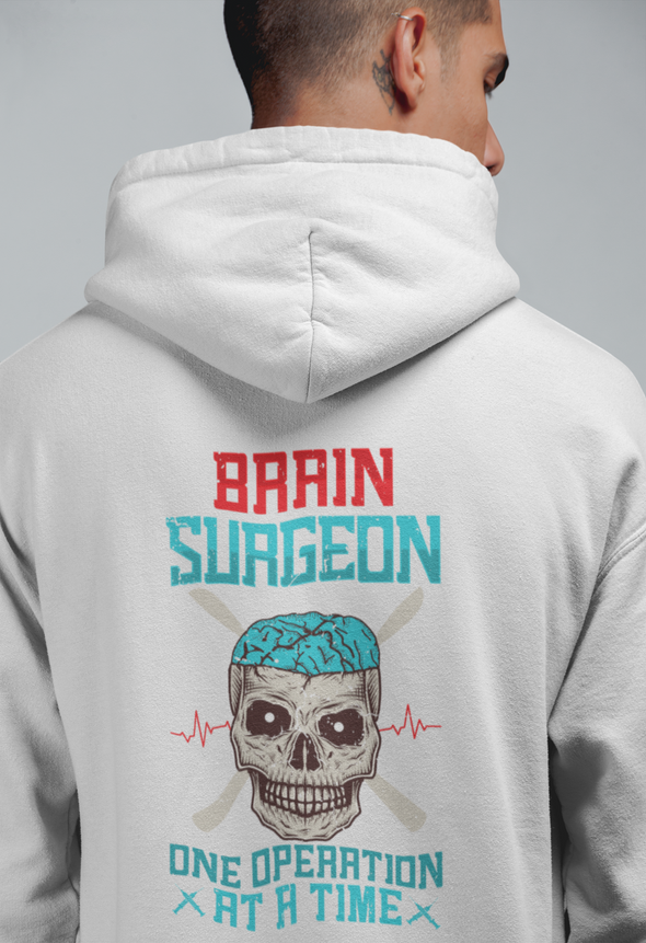Brain Surgeon Skull Printed Unisex Hoodie