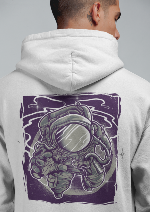 Unisex Astronaut Printed Hoodie