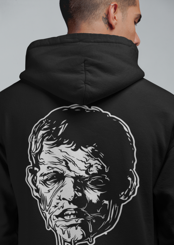 Unisex Zombie Heads Printed Hoodie