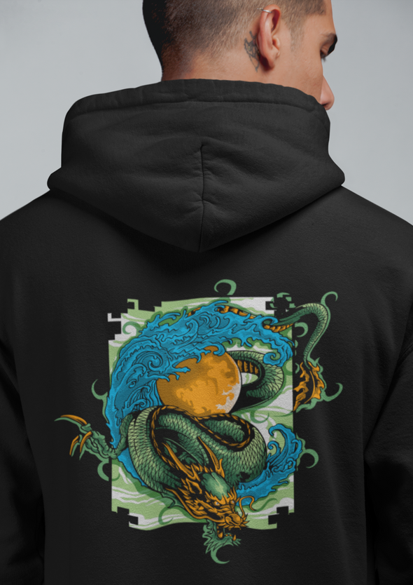 Snake Printed Unisex Hoodie