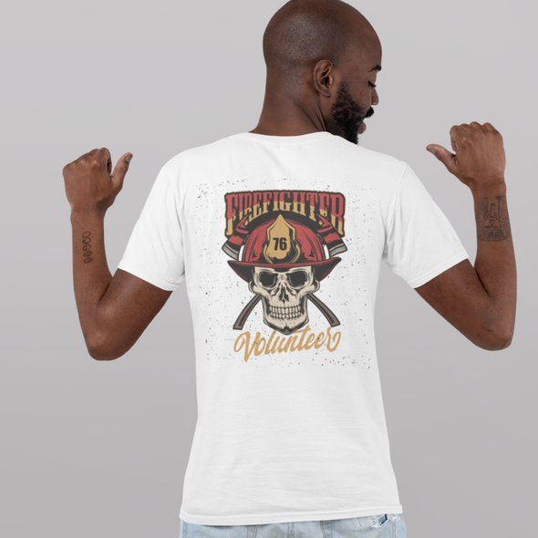 Fire Fighter Skull Unisex T-Shirts