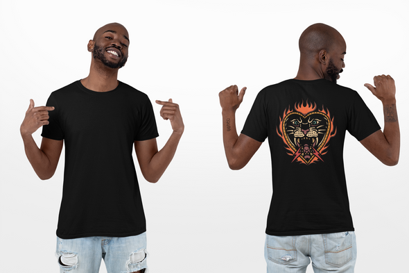 Burning Panther Unisex T-shirt