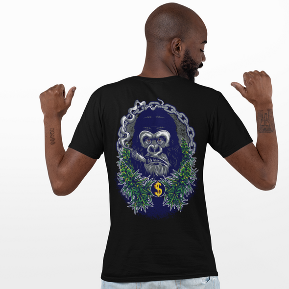 White Gorilla Printed Unisex T-shirt