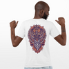 Unisex T-shirt King Owl Colorful Ornaments