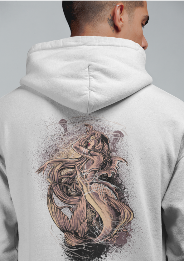 Unisex Mermaid Printed Hoodie