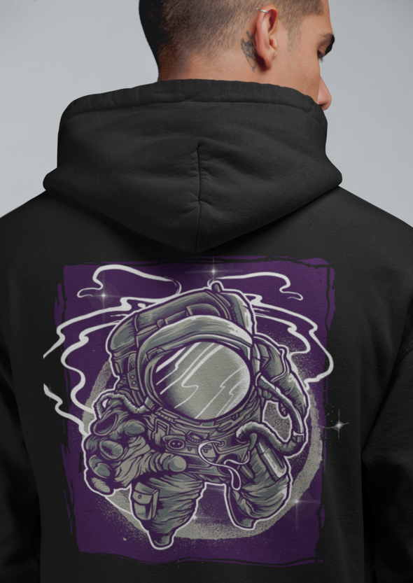 Unisex Astronaut Printed Hoodie