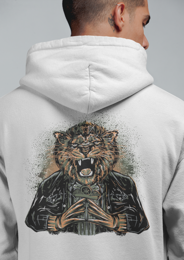 Unisex Lion Claws Printed Hoodie