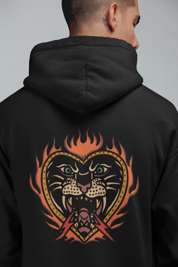 Burning Panther Unisex Hoodie