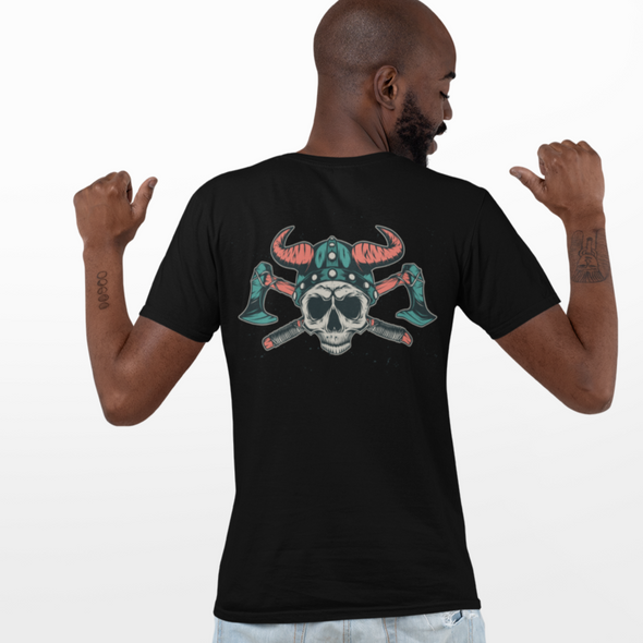 Black & White T-Shirt With Asgaard Print