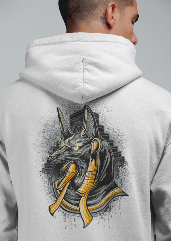 Unisex Anubis Printed Hoodie