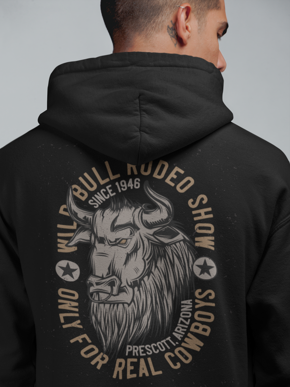 Bulls Head Unisex Printed Hoodie