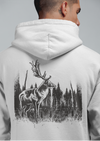 Deer Vintage Printed Unisex Hoodie