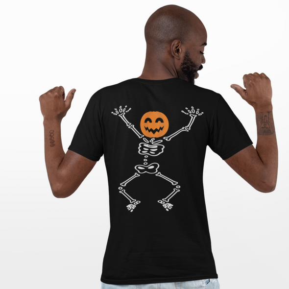 Unisex T-shirt With Funny Halloween Skeleton