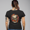 Unisex T-Shirt With Skull Burning Print