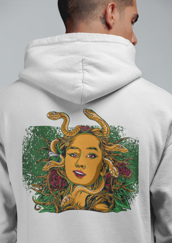 Unisex Medusa Printed Hoodie