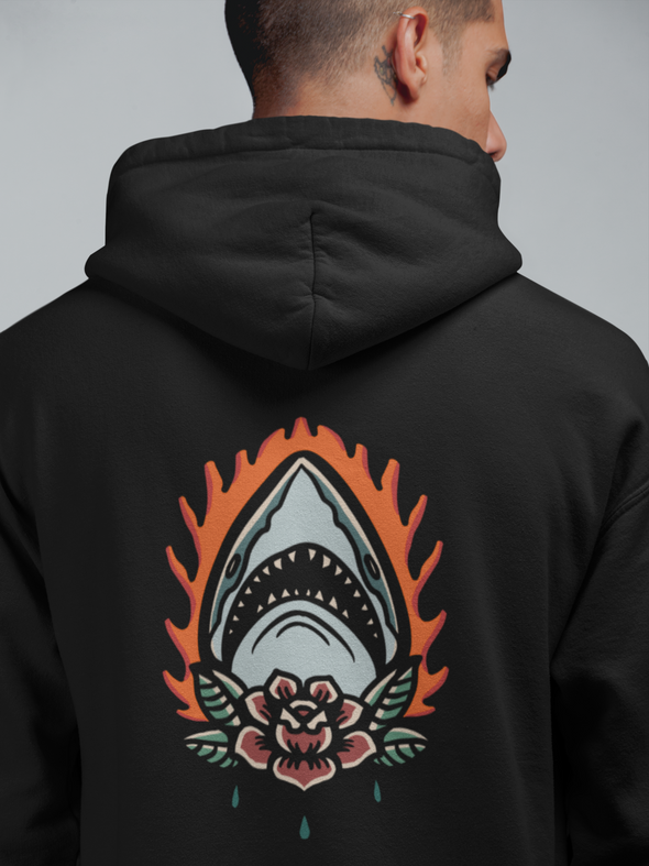 Shark Printed Unisex Hoodie