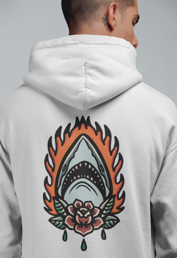 Shark Printed Unisex Hoodie