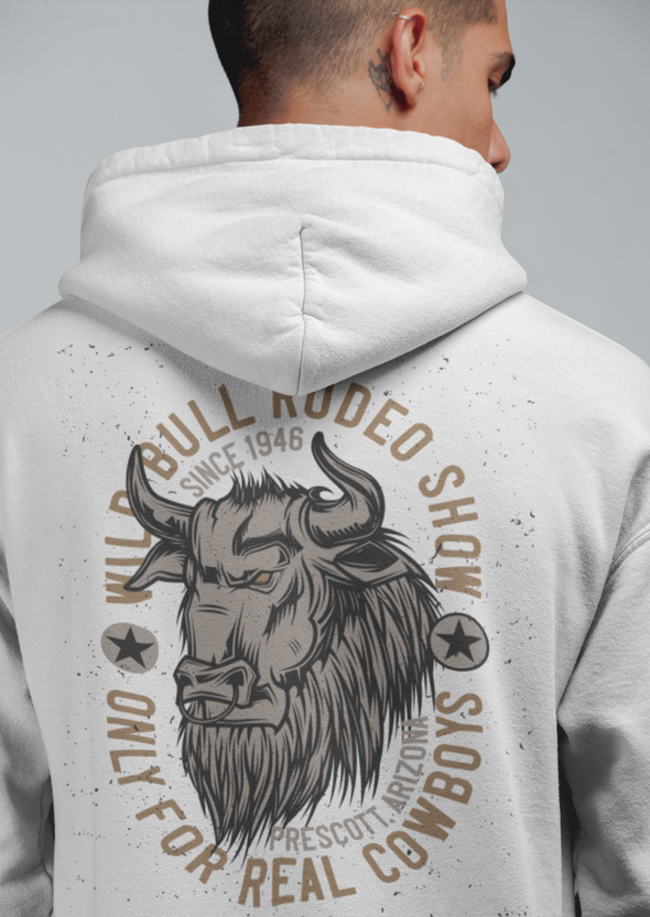 Bulls Head Unisex Printed Hoodie