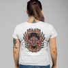 Flaming Oni Black & White Unisex T-Shirt