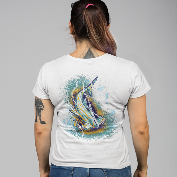 Unisex T-shirt With Hammer Shark Print