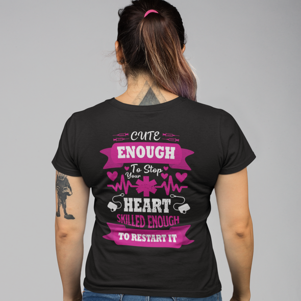 Unisex Nurse Typographic T-shirt