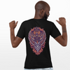 Unisex T-shirt King Owl Colorful Ornaments