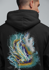 Unisex Hammer Shark Printed Hoodie