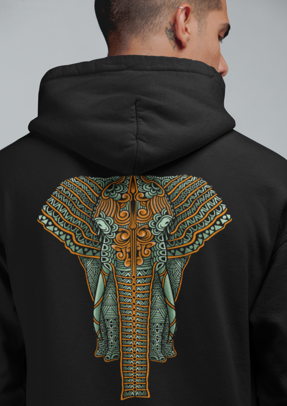 Elephant Printed Unisex Hoodie
