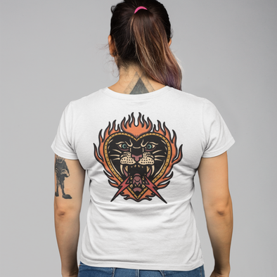 Burning Panther Unisex T-shirt