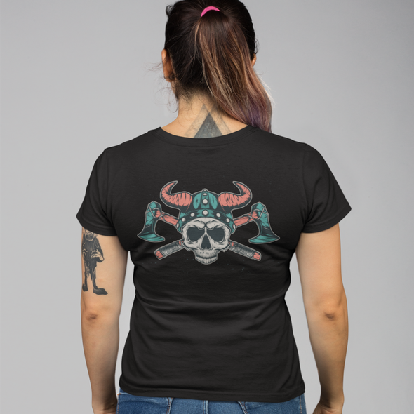 Black & White T-Shirt With Asgaard Print