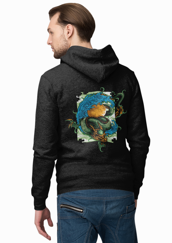 Snake Printed Unisex Hoodie