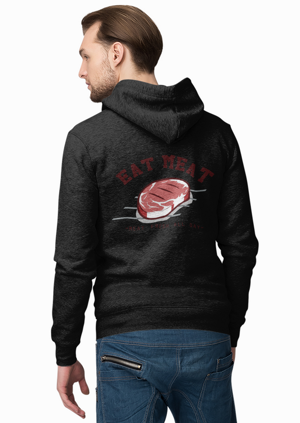 Unisex Steak Printed Hoodie