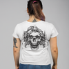 Unisex T-shirt With Skull Tattoo Print