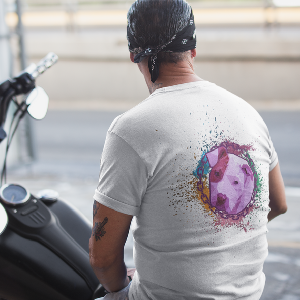 Unisex T-shirt With Pitbull Print