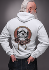 Unisex Printed Skull And Roses Hoodie