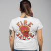 Unisex T-Shirt with Skull Fire Print