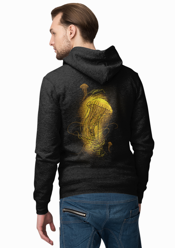 Unisex Jellyfish Printed Hoodie