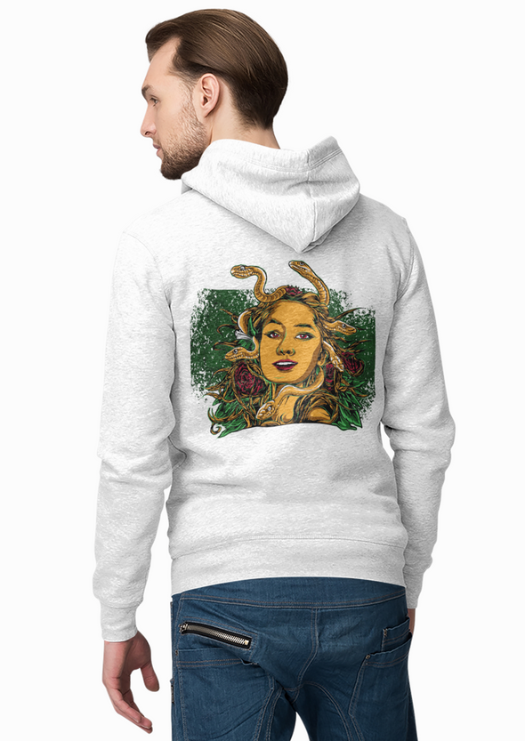Unisex Medusa Printed Hoodie