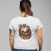 Unisex T-Shirt With Skull Burning Print