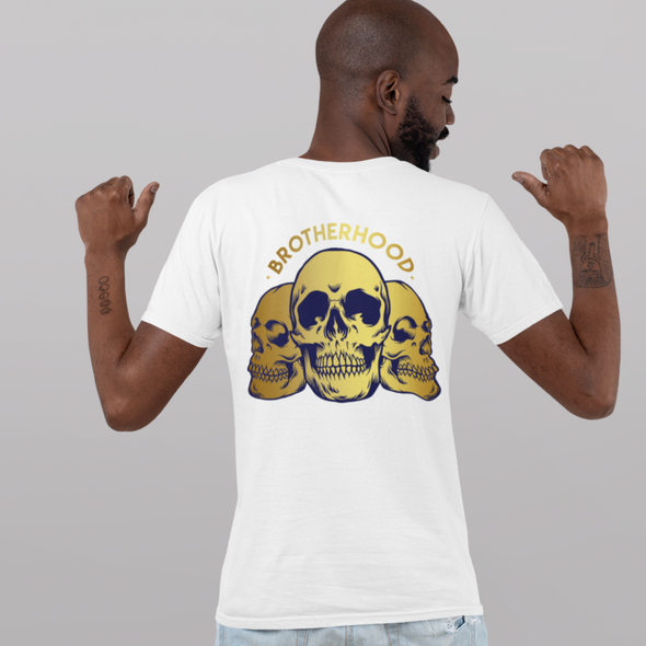 Brotherhood Gold Skull Unisex T-Shirt