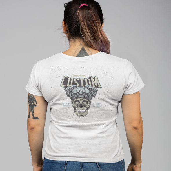 Unisex T-Shirt With Motocross Rider Biker