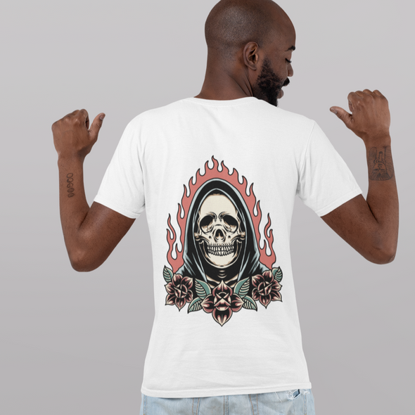Burning Grim Unisex T-shirt