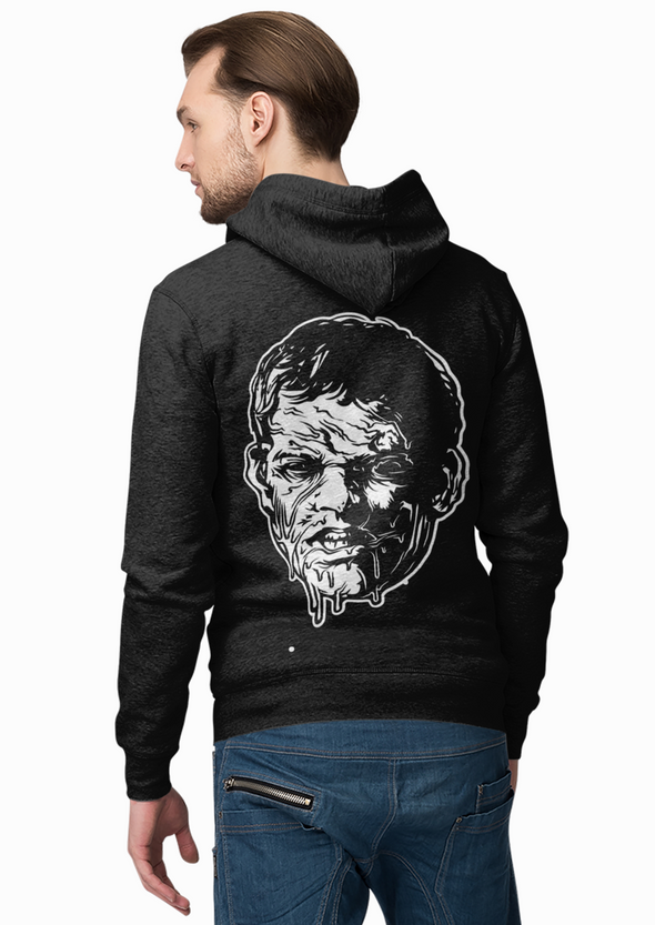 Unisex Zombie Heads Printed Hoodie